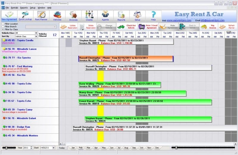 Car Rental Management system